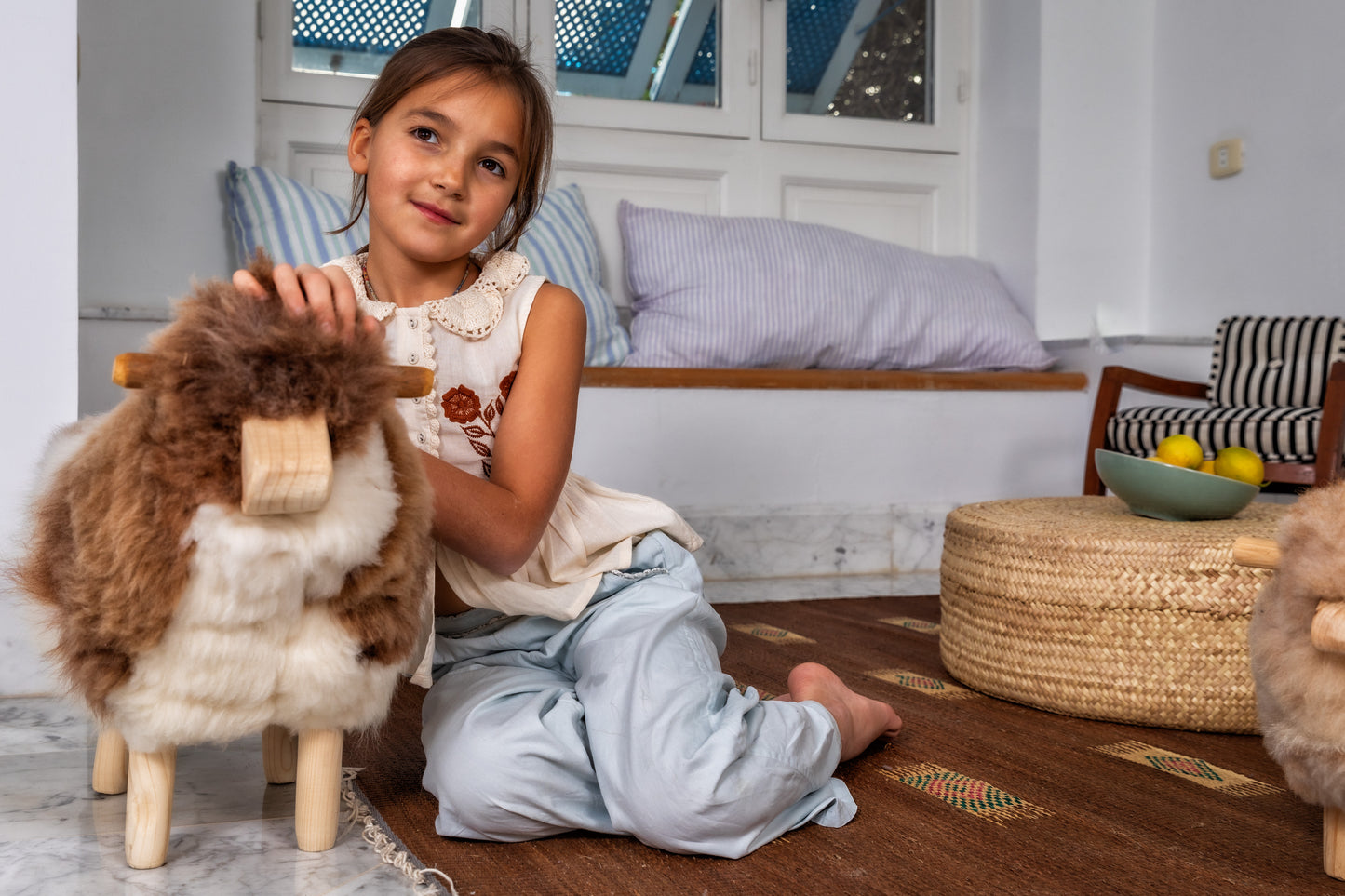 Haut Marguerite crème