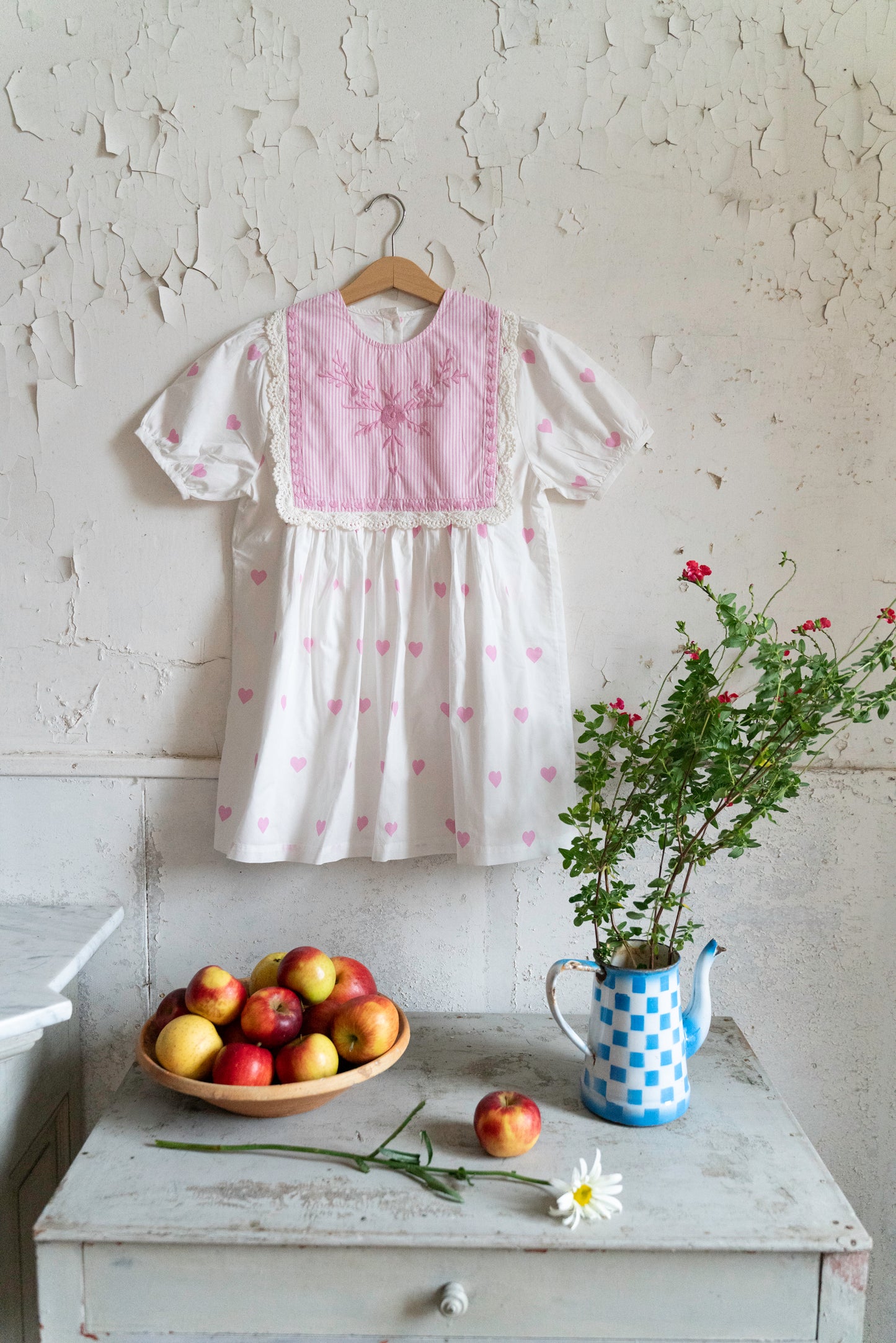 Robe Magdalena cœurs roses