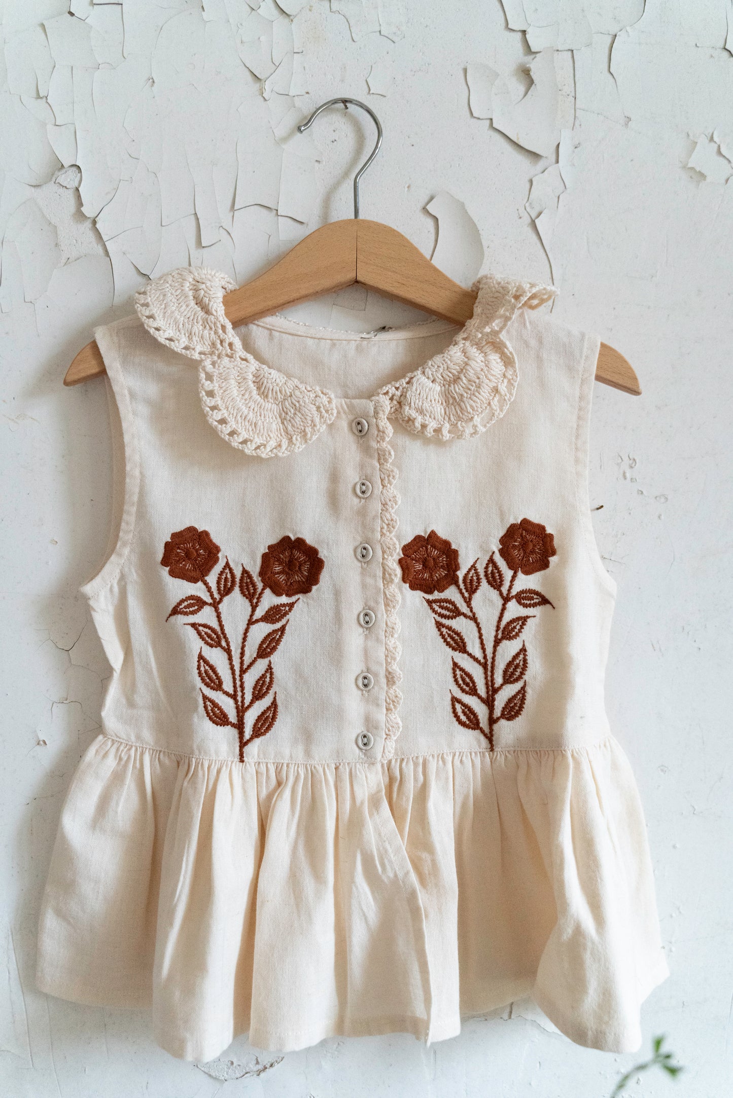 Cream Daisy Top