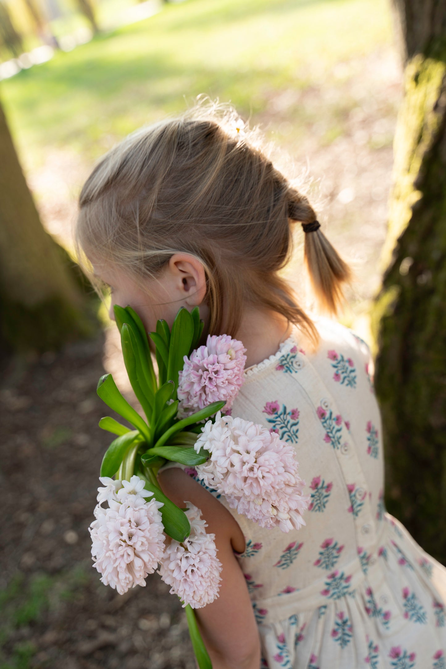 Robe Rosalie fleurs roses