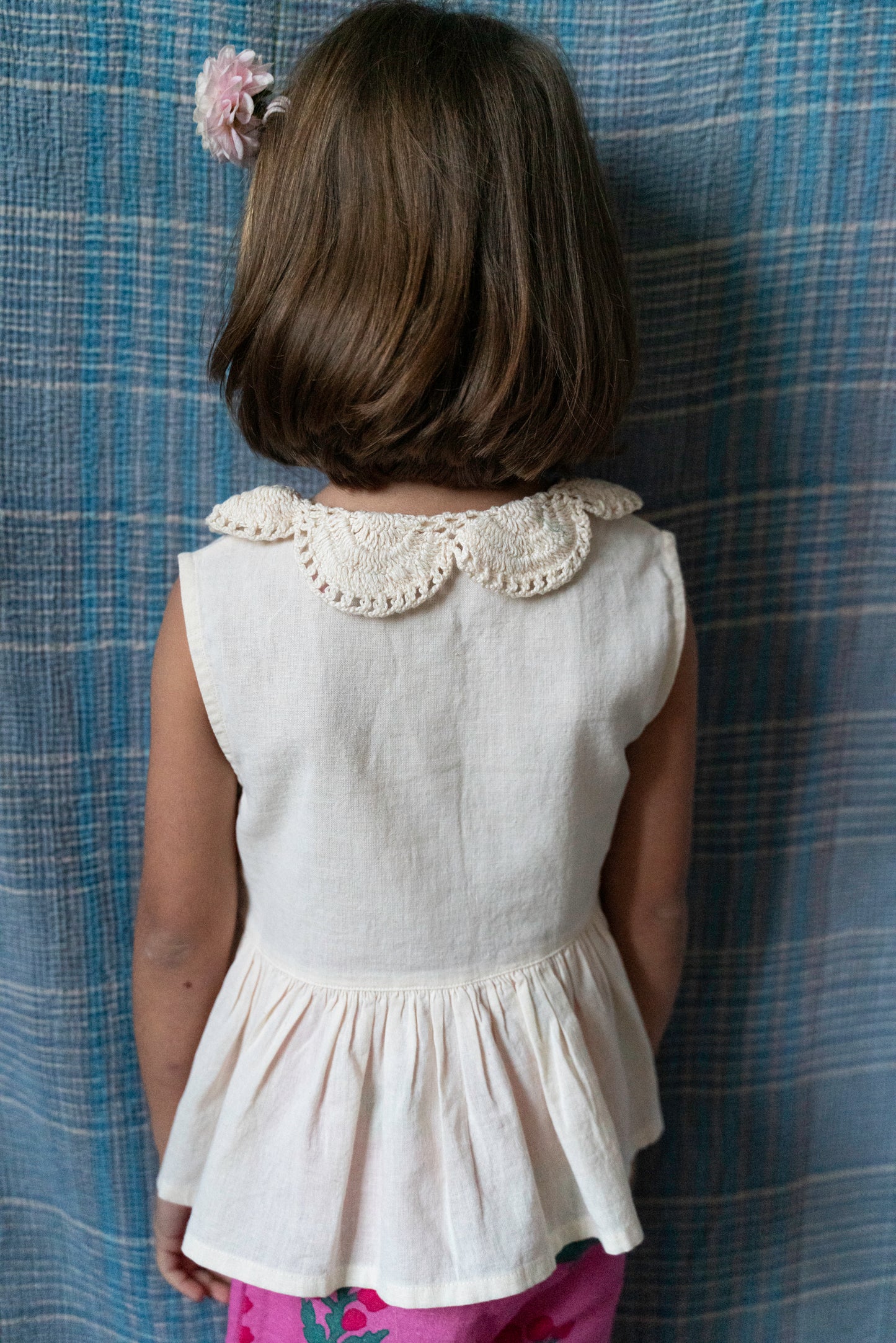Cream Daisy Top