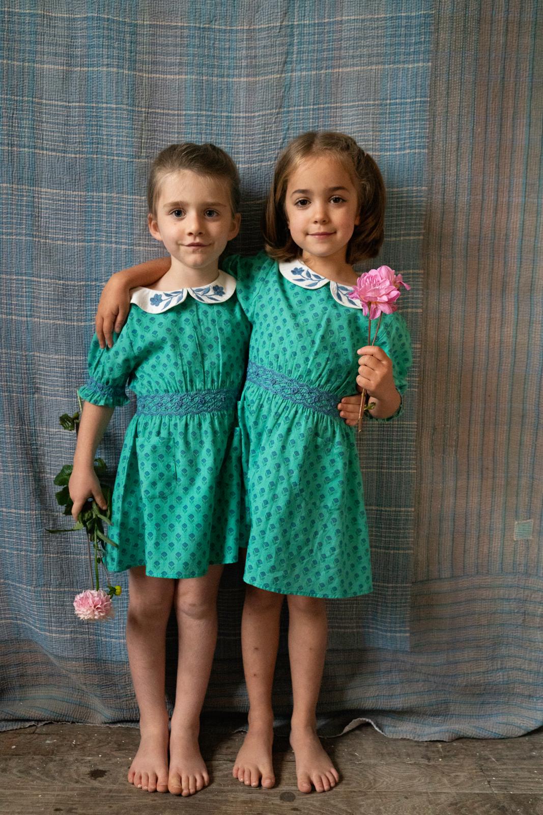 Olga dress with small flowers Marlaguette Olga dress with small flowers Marlaguette