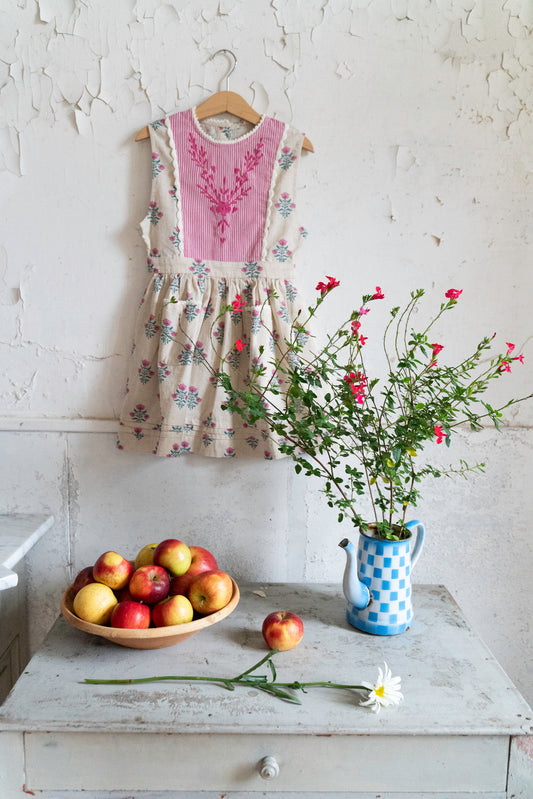 Robe Rosalie fleurs roses