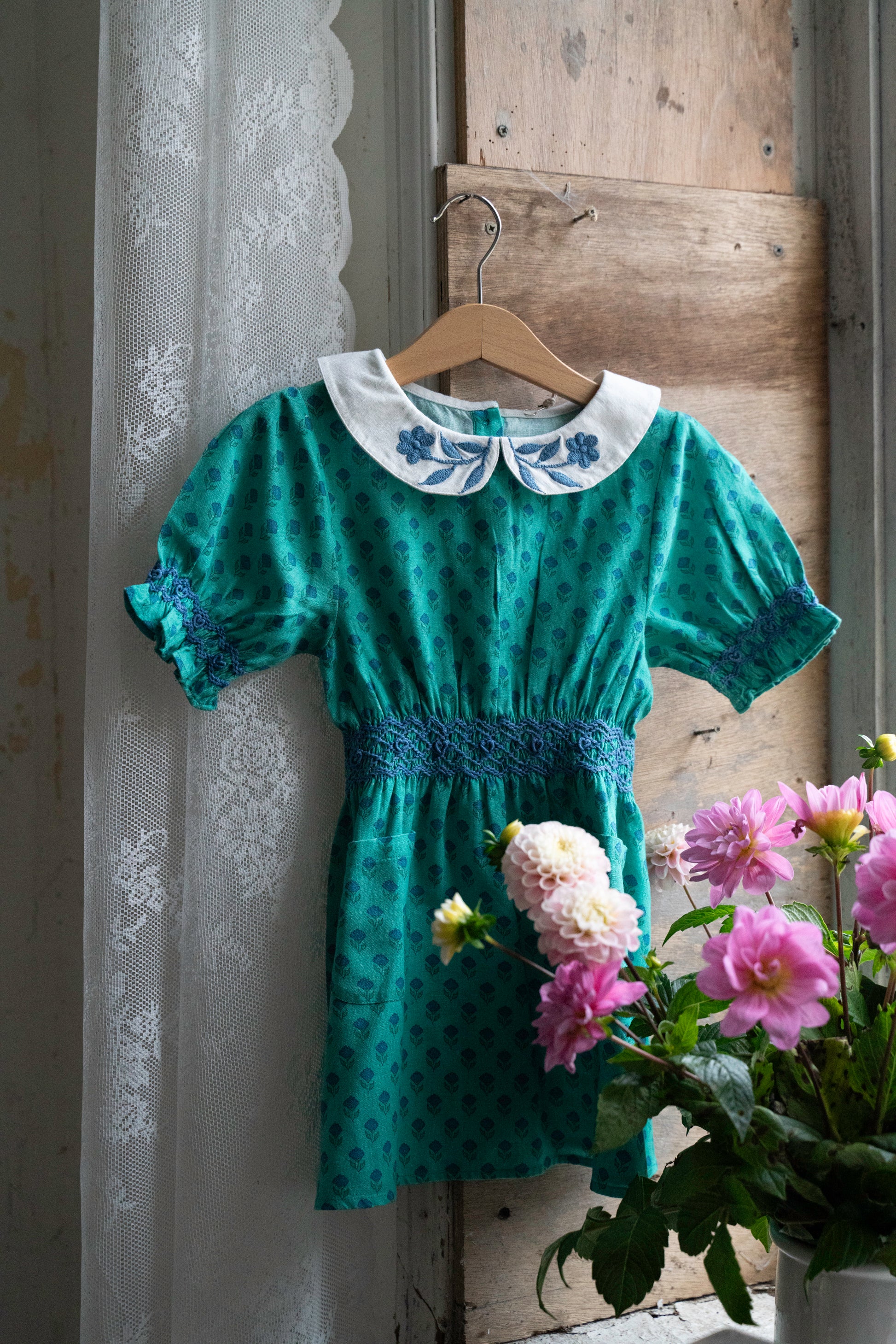 Olga dress with small flowers Marlaguette Olga dress with small flowers Marlaguette