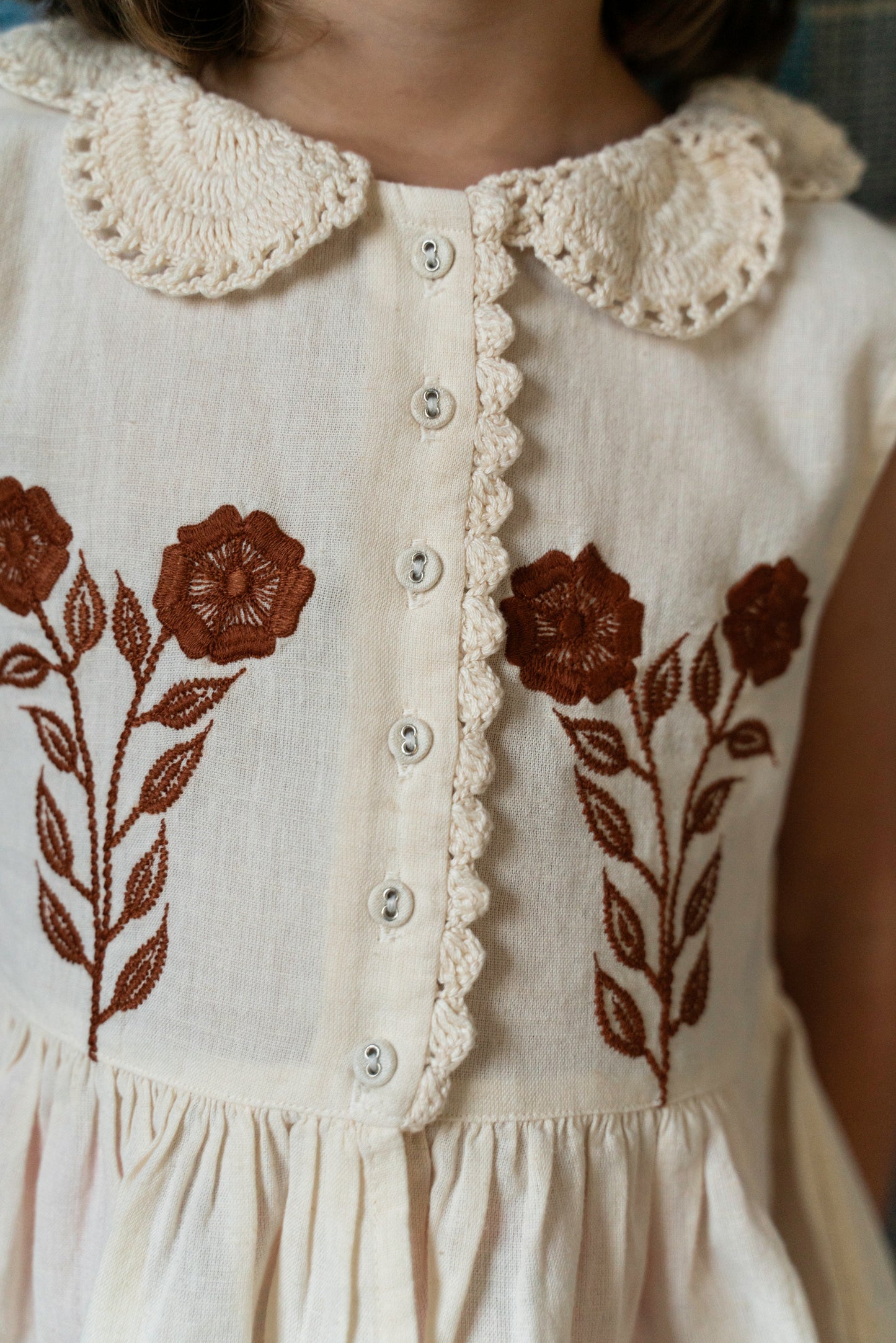 Cream Daisy Top