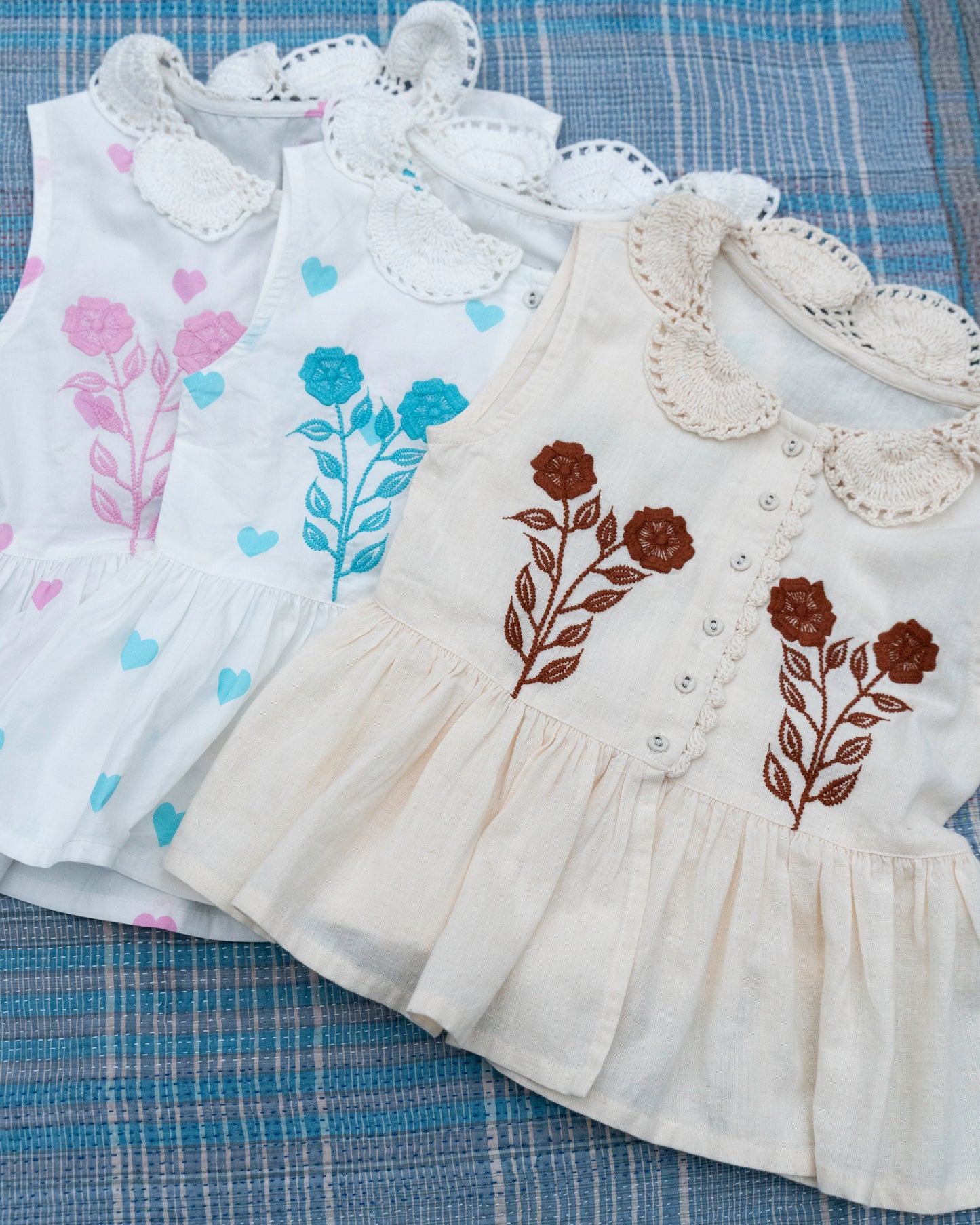 Cream Daisy Top